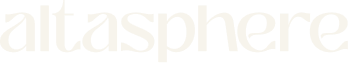 Altasphere logo in white text on a black background