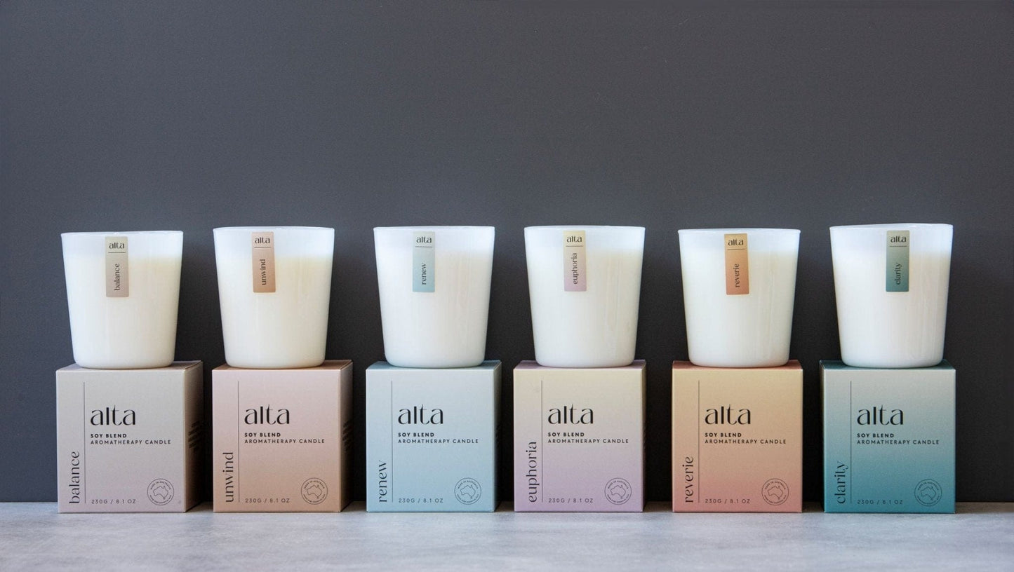 Alta Alta Essential Oil Candle Unwind Altasphere