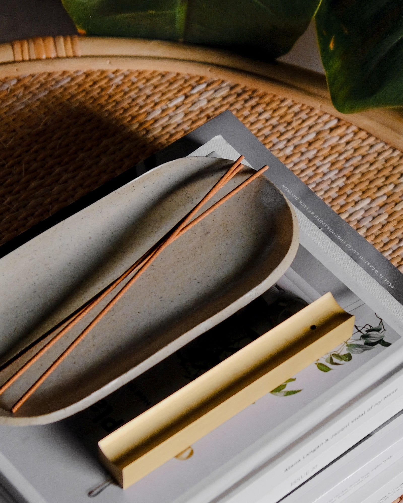 Alta Alta Nyari Brass Incense Holder Altasphere