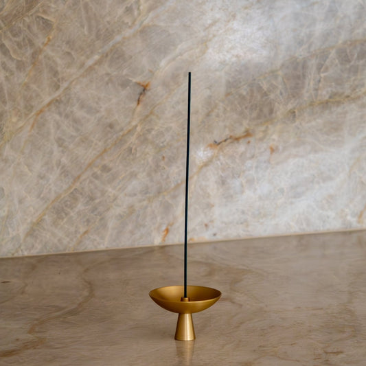 Alta Alta Saturn Incense Holder Brass Finish Altasphere
