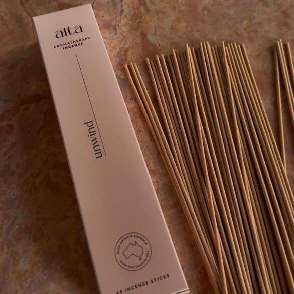 Alta Alta Unwind Essential Oil Incense Sticks Altasphere