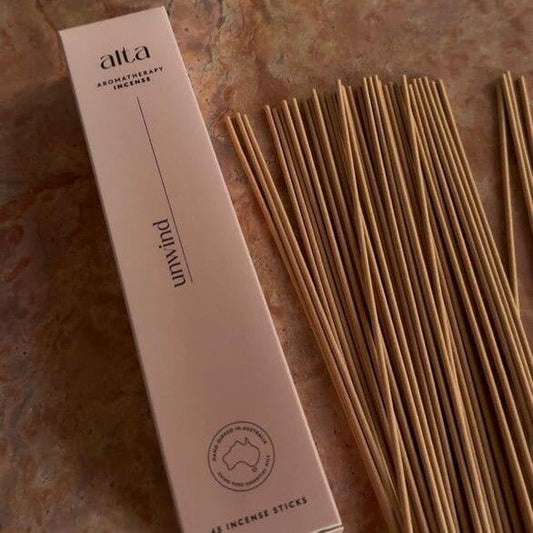 Alta Alta Unwind Essential Oil Incense Sticks Altasphere
