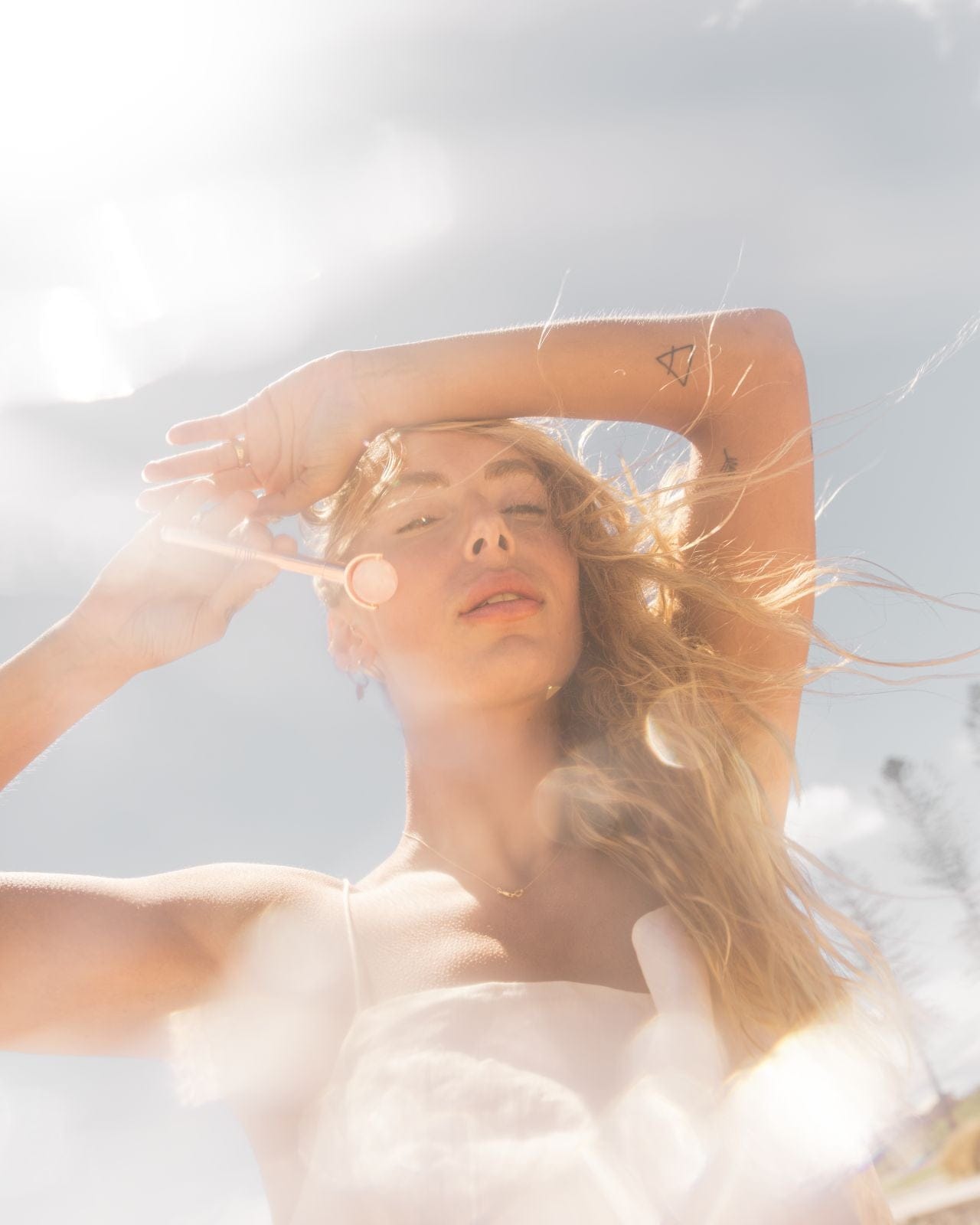 Alta Rose Quartz Glow Up Set Facial Roller with 3 Interchangeable Heads - Altasphere