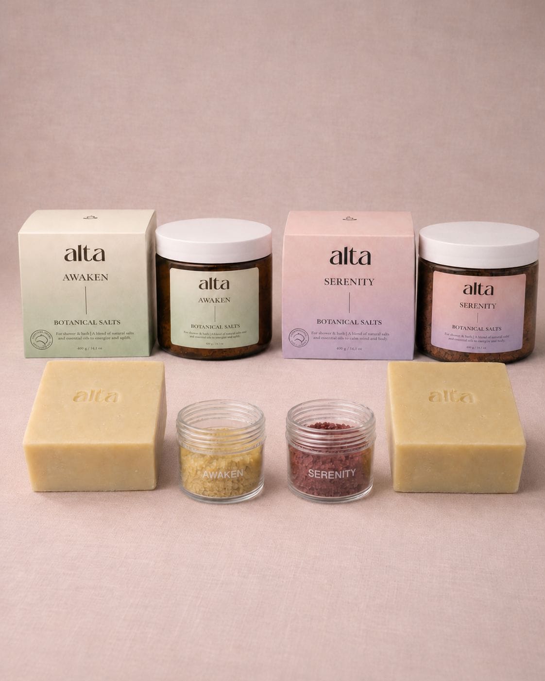 Bath Soak Salts and Soaps Starter Pack Alta