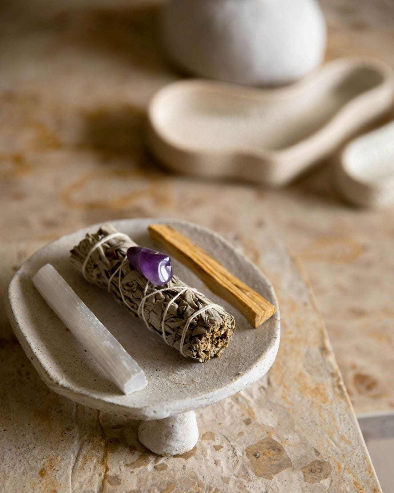 Calm and Clarity Cleansing Set with Amethyst - Altasphere