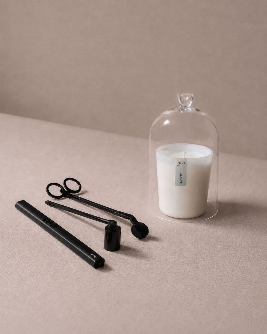 Candle Care Ritual Set| Black - Altasphere