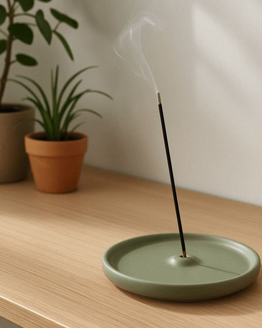 Ceramic Incense Holder Sage - Altasphere