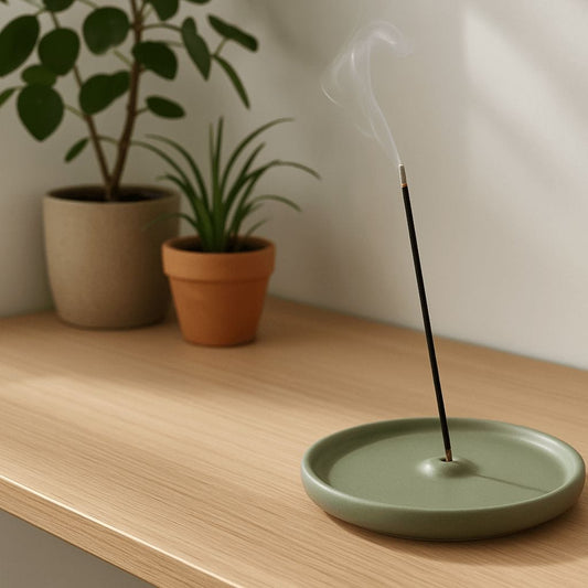 Ceramic Incense Holder Sage - Altasphere