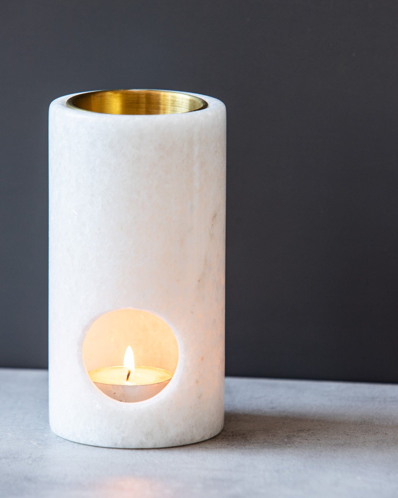 Column Granite Oil Burner - Altasphere