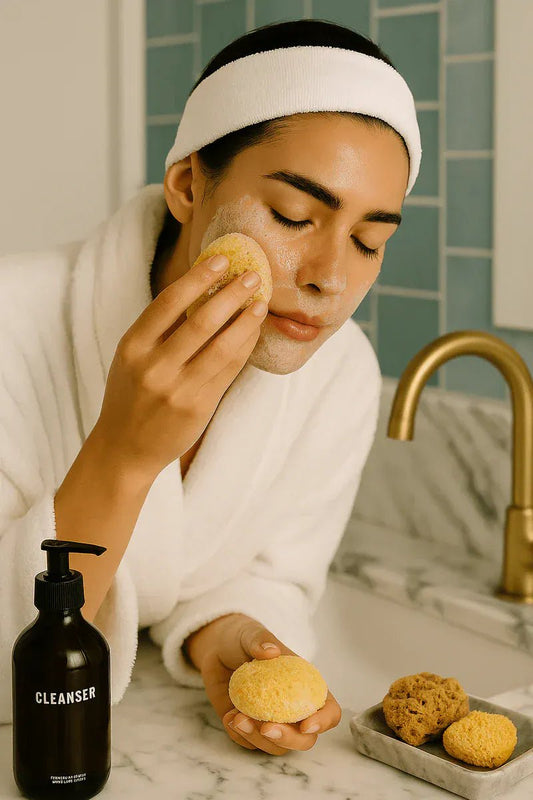 Daily Glow Sponge | Natural Facial Cleansing Sponge - Altasphere