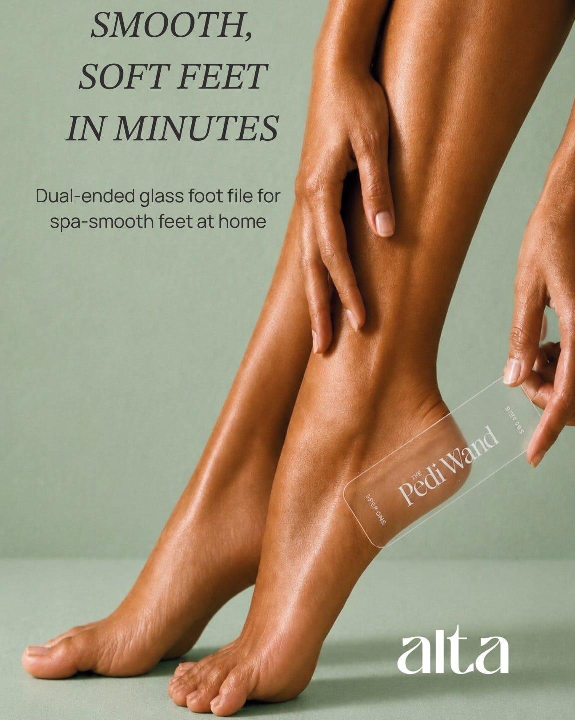 Foot care Alta Pedi Wand | 2-in-1 Glass Foot File Alta