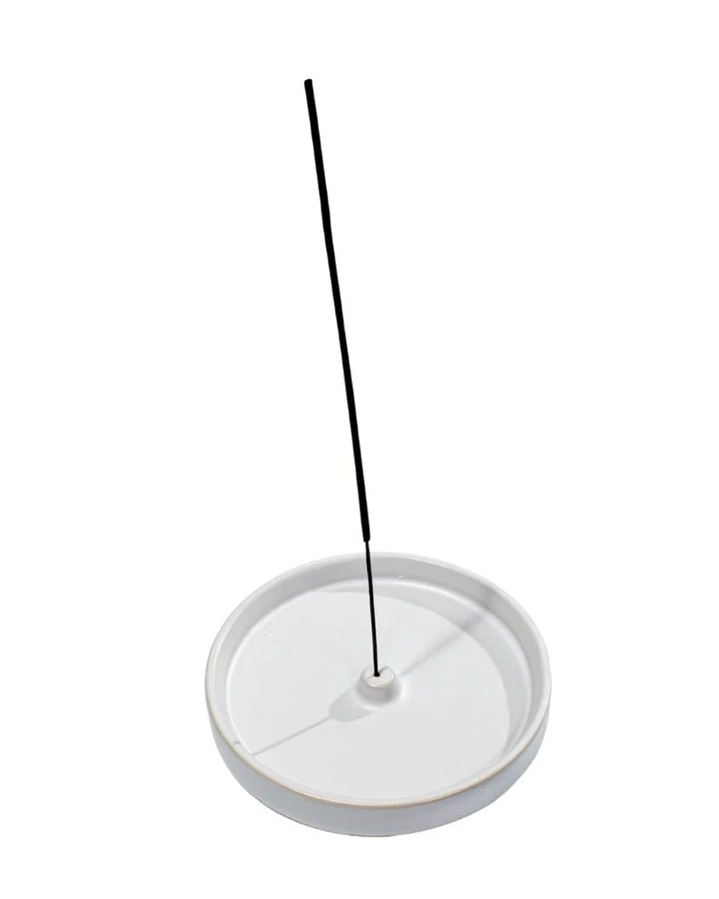 Incense Holder Ceramic Incense Holder White| Incense Plate Exuro