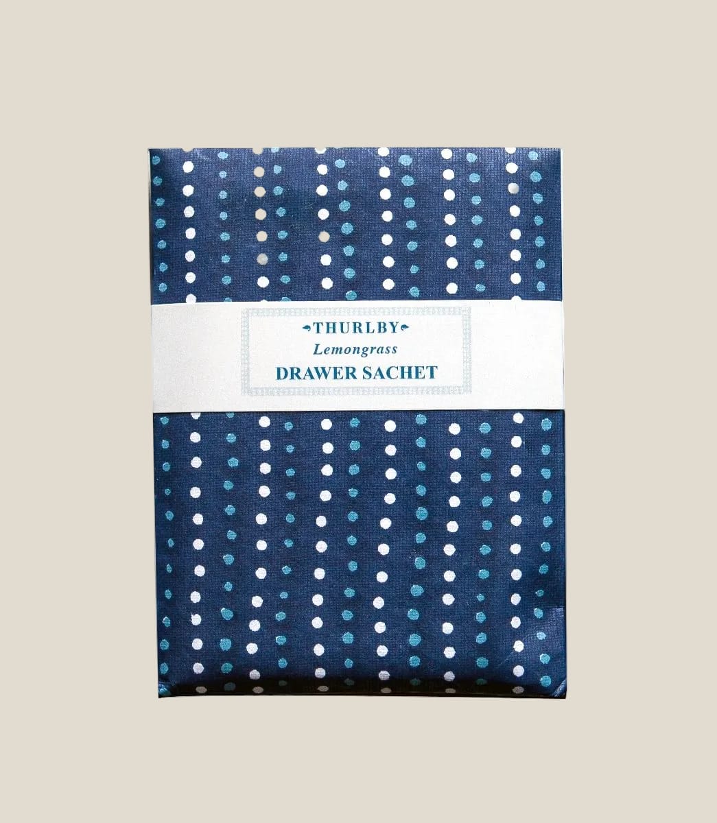 Indigo Lemongrass Wardrobe & Drawer Sachet - Altasphere