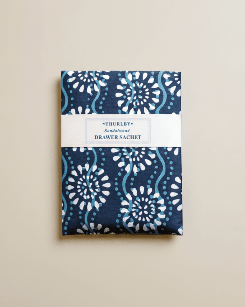 Indigo Sandalwood Wardrobe & Drawer Sachet - Altasphere
