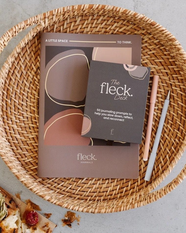 Journal The Fleck Journal | Minimalist Lined Notebook for Reflection Fleck