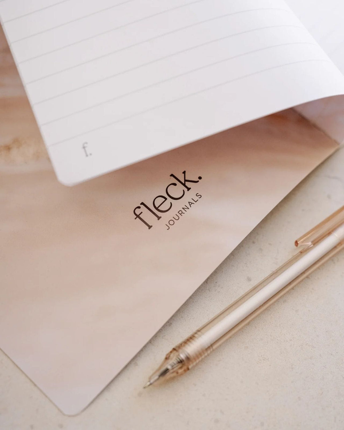 Journal The Fleck Journal | Minimalist Lined Notebook for Reflection Fleck
