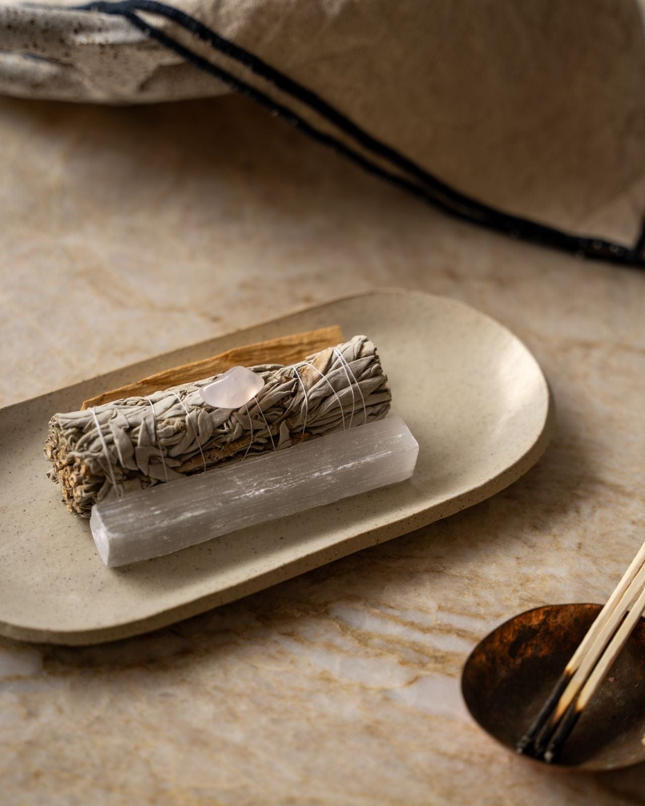 Love and Light Cleansing Set with Rose Quartz - Altasphere
