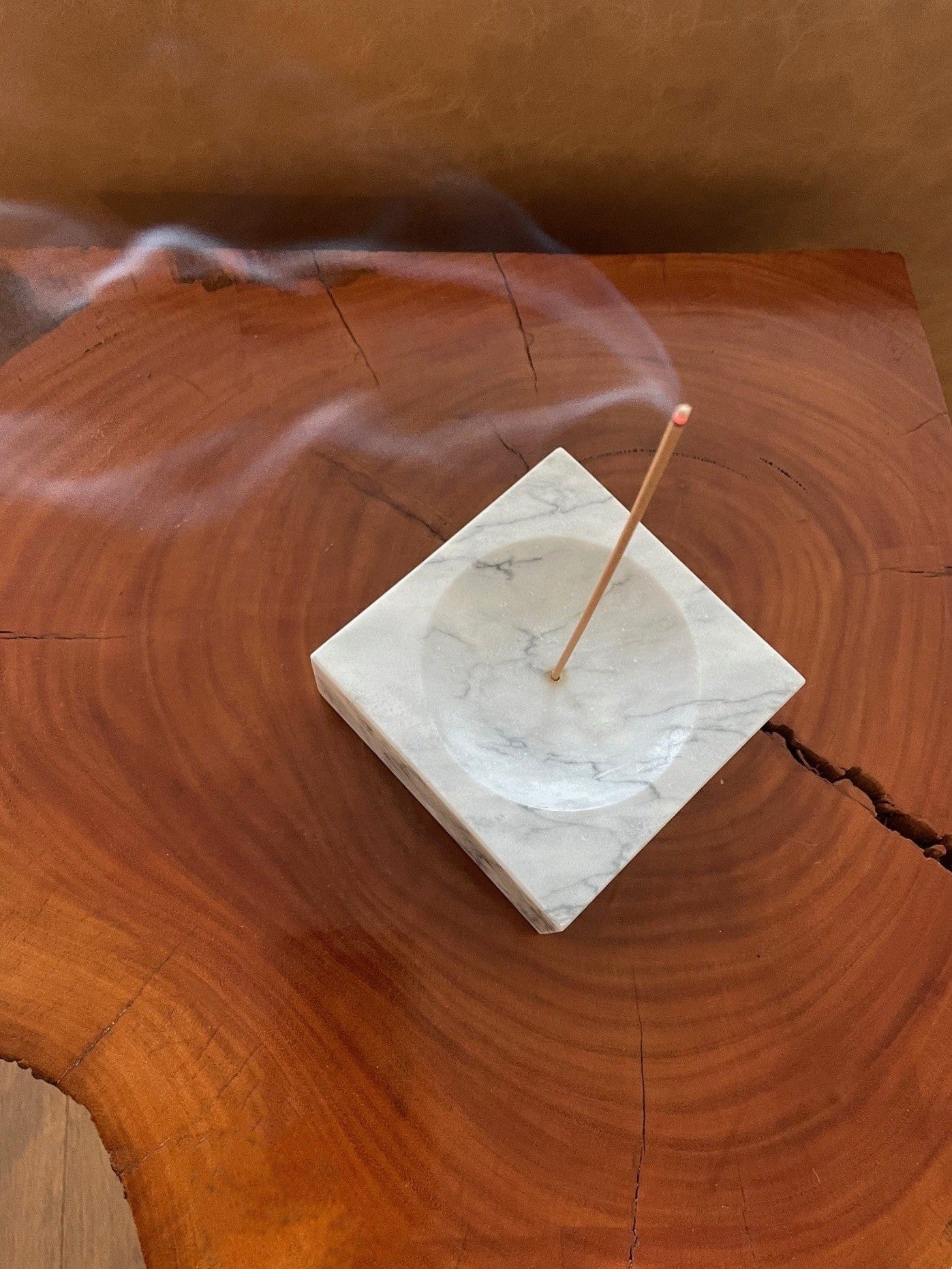 Marble Incense Holder w Lava Stones - Altasphere