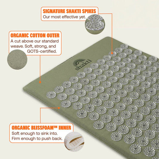 Premium Acupressure Mat Level 1 Tulsi - Altasphere