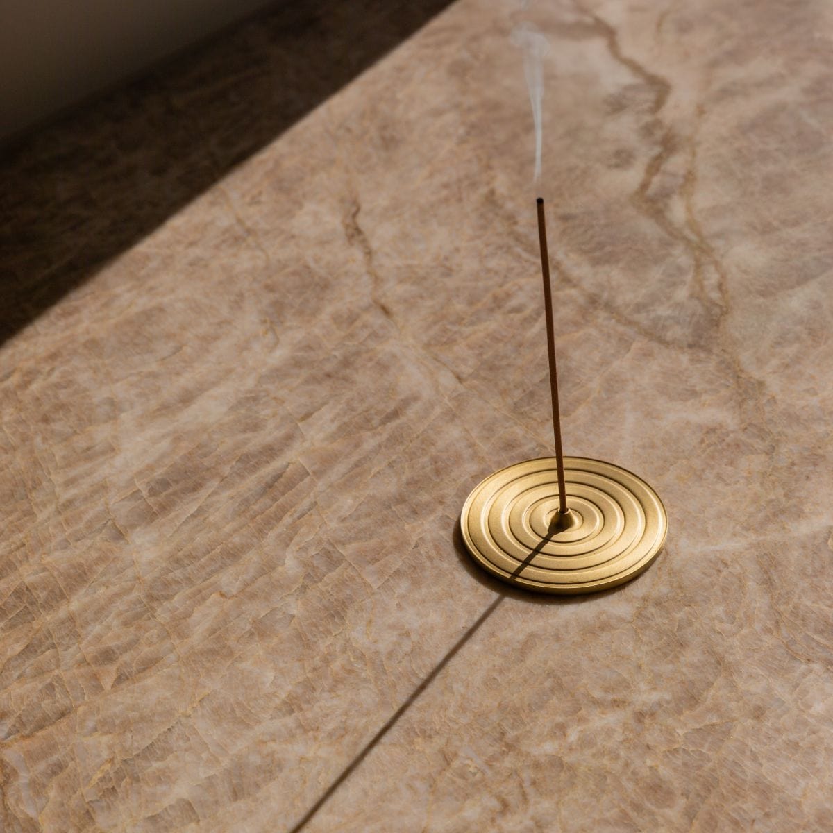 Ripple Brass Incense Holder - Altasphere