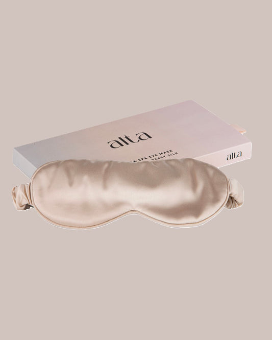 Silk Accessory Silk Spa Eye Mask Golden Sand Alta