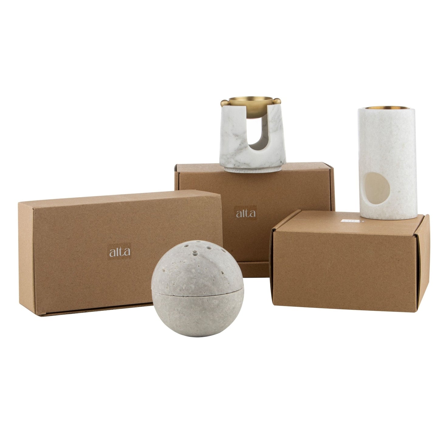 Alta Alta Column Granite Oil Burner Altasphere