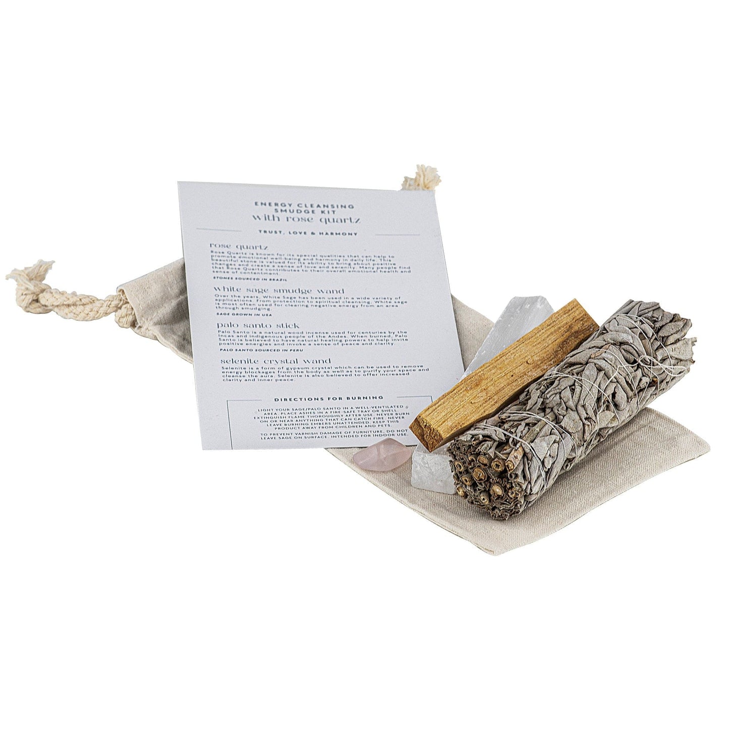 Alta Alta Love and Light Cleansing Set with Rose Quartz Altasphere