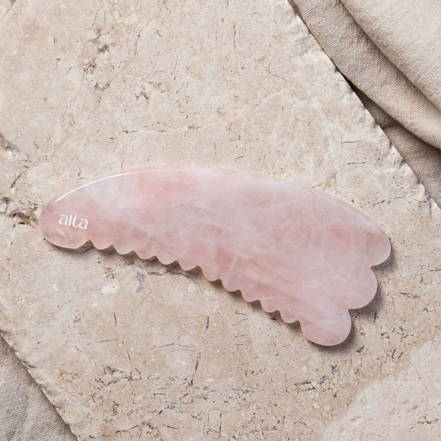 Alta Alta Rose Quartz Luxe Body Gua Sha Altasphere