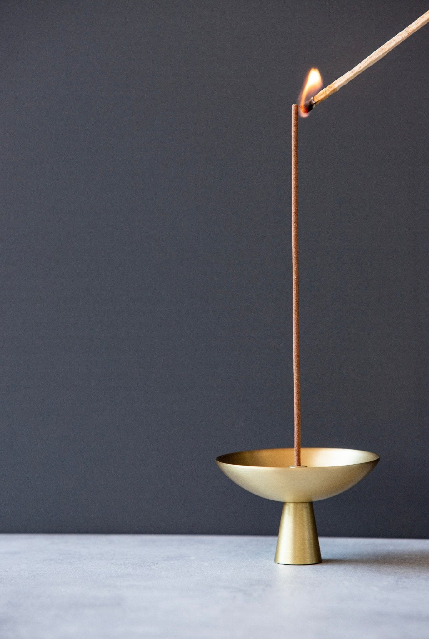 Alta Alta Saturn Incense Holder Brass Finish Altasphere