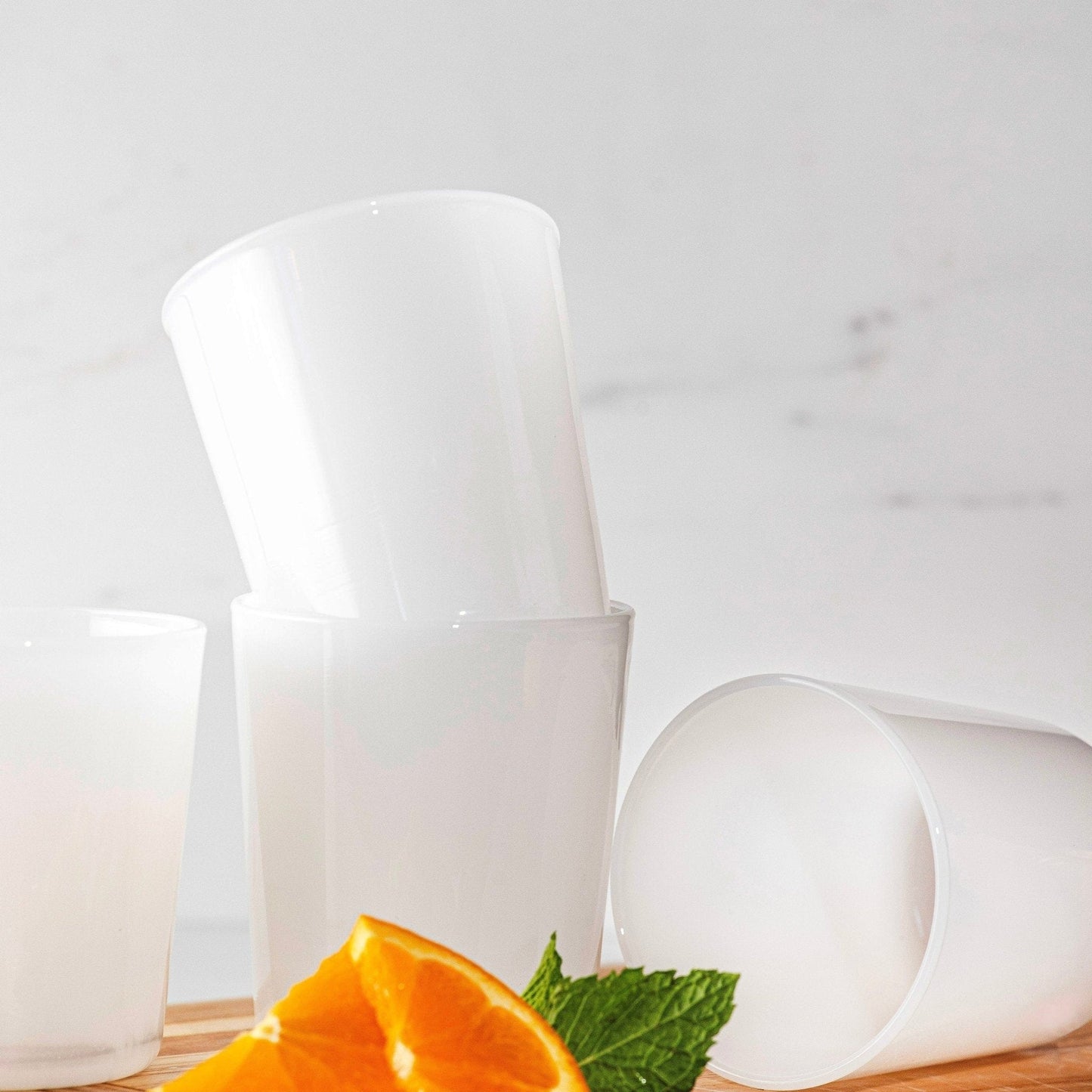 Alta Alta Stackable Glass Set of 4 White Altasphere