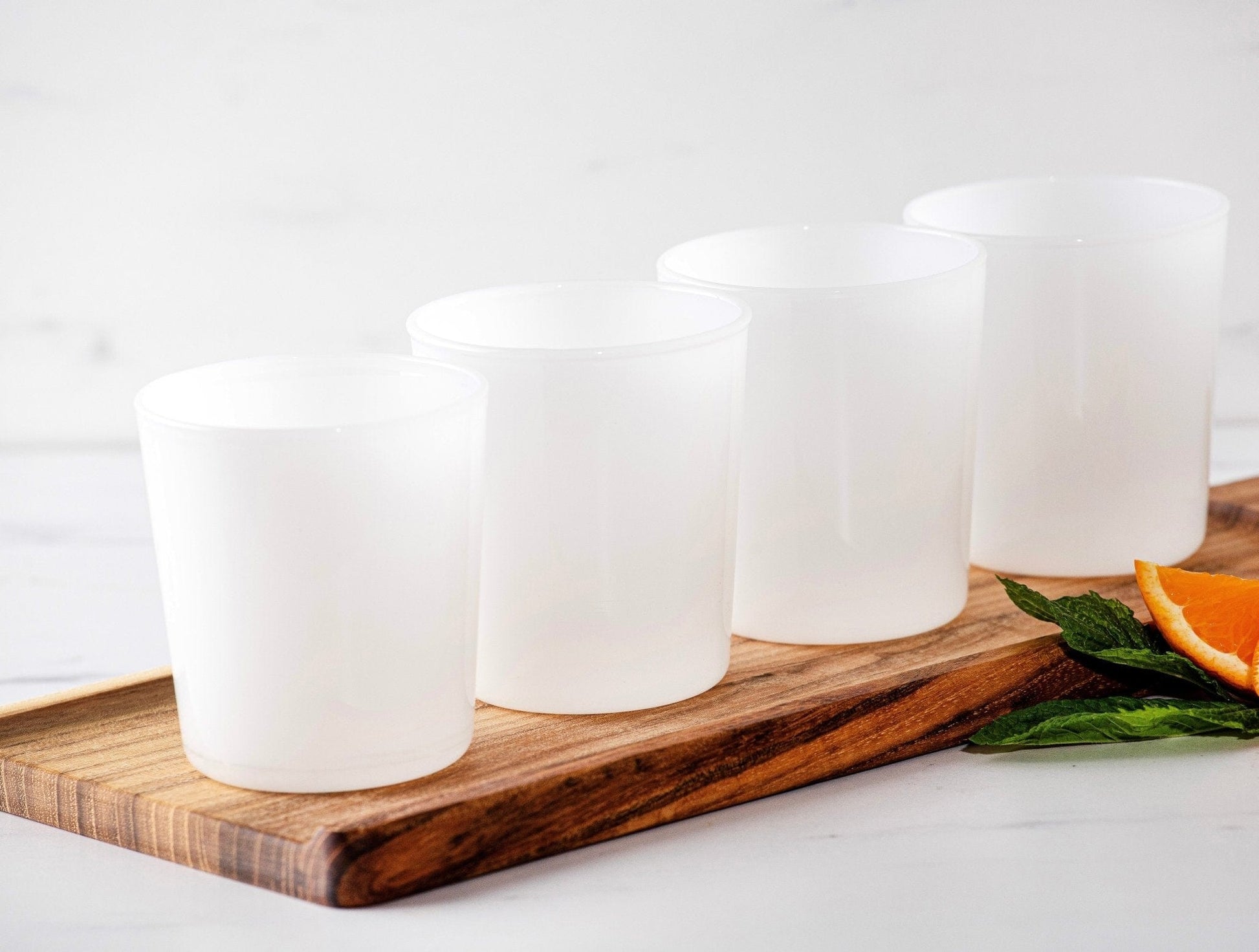 Alta Alta Stackable Glass Set of 4 White Altasphere