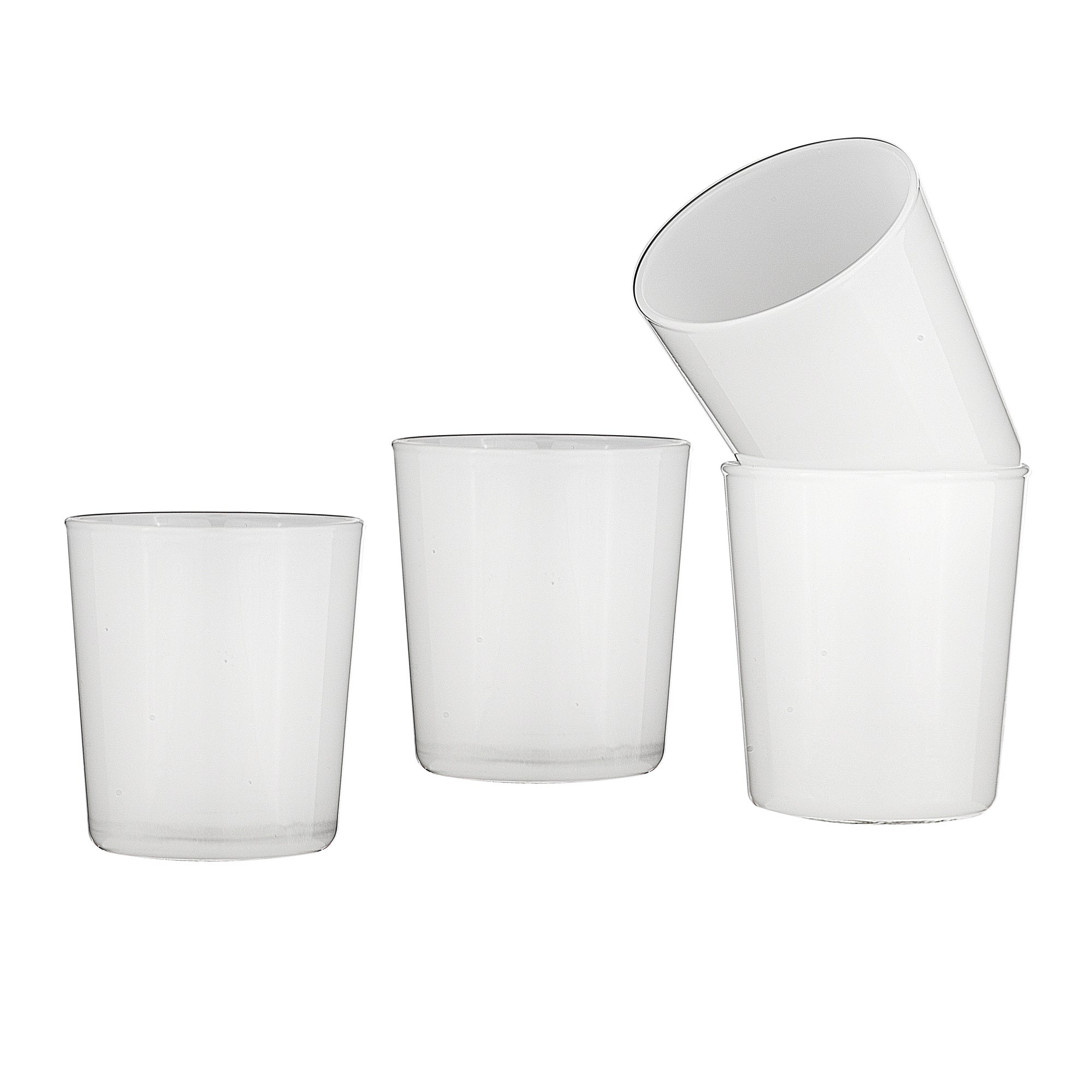 Alta Alta Stackable Glass Set of 4 White Altasphere