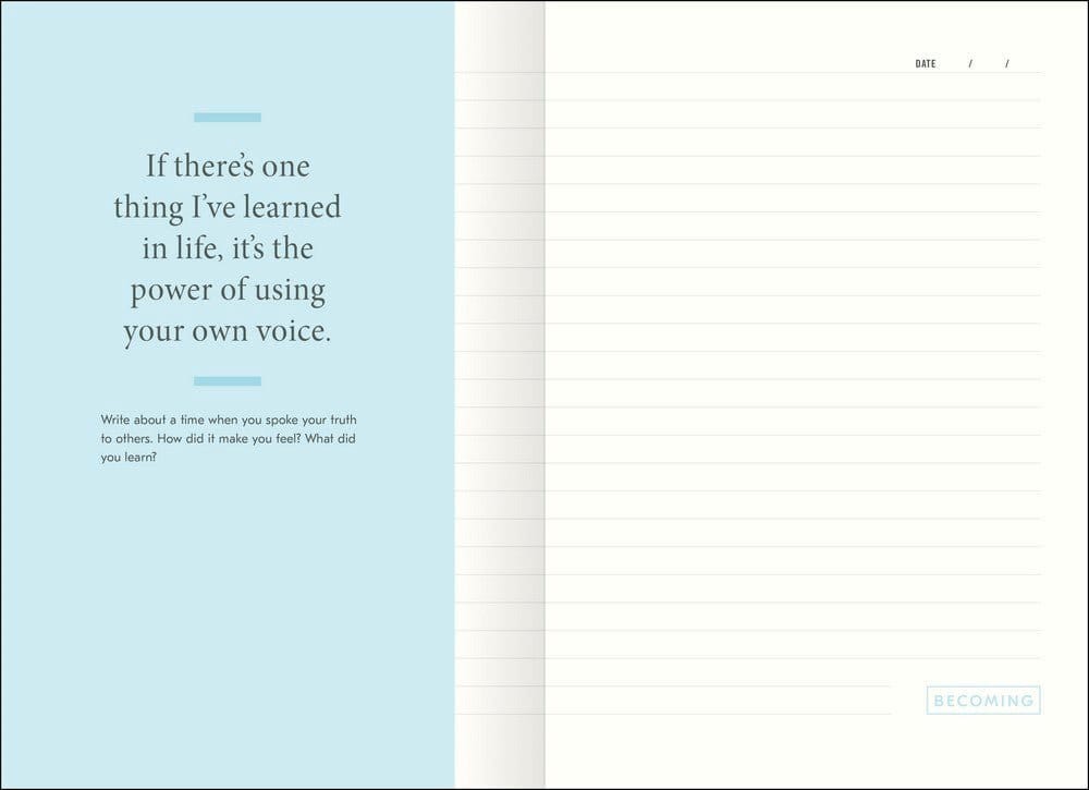 Becoming: A Guided Journal For Discovering Your Voice Altasphere