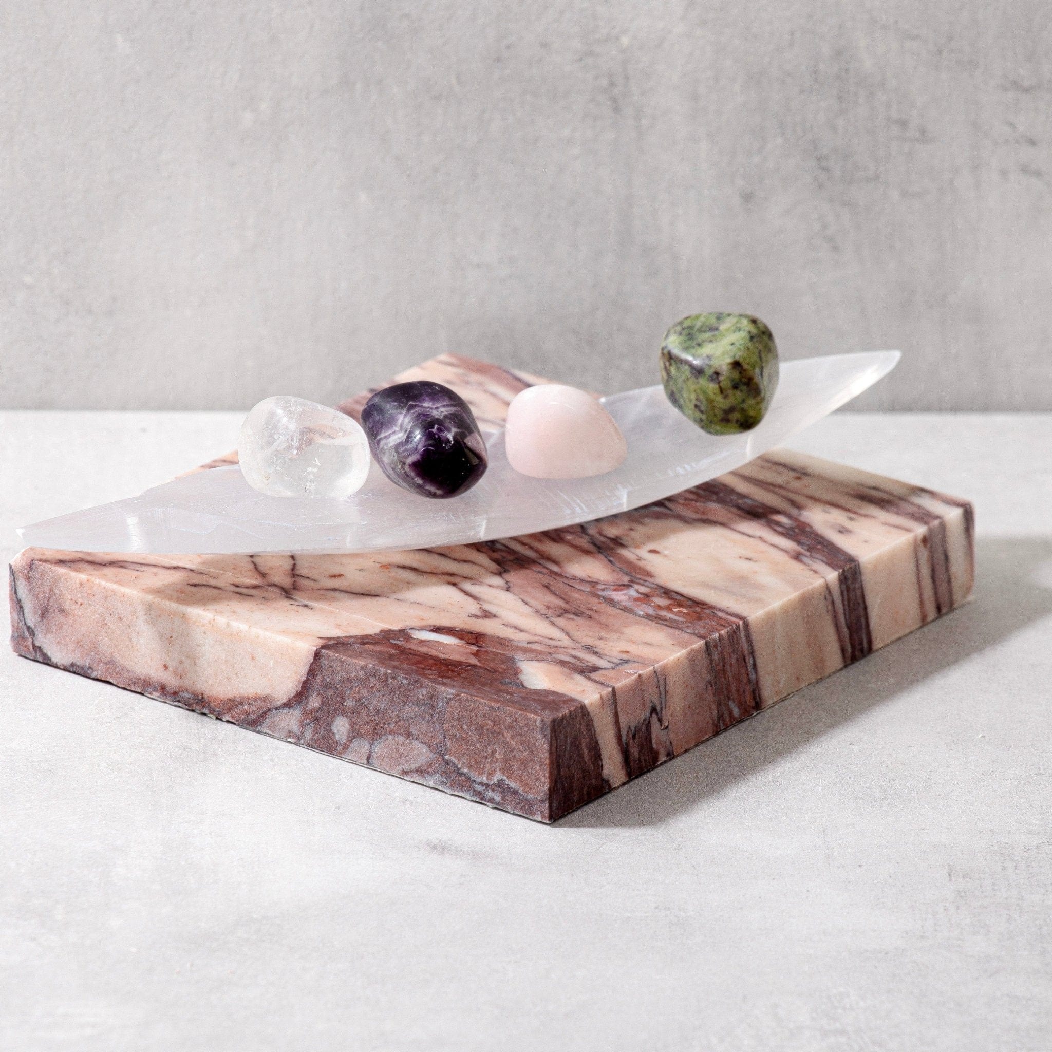 Selenite Feather Incense Holder Altasphere