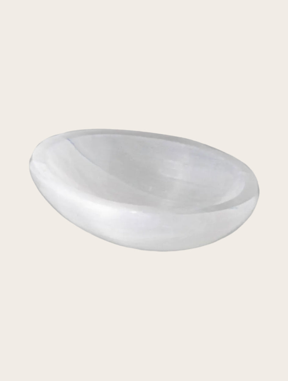 Selenite Oval Bowl Altasphere