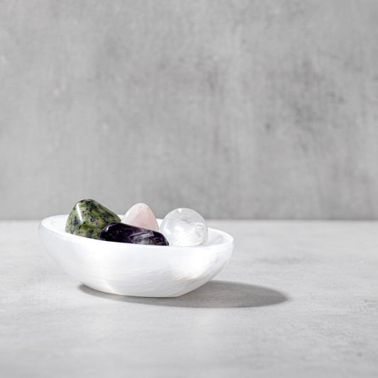 Selenite Oval Bowl Altasphere
