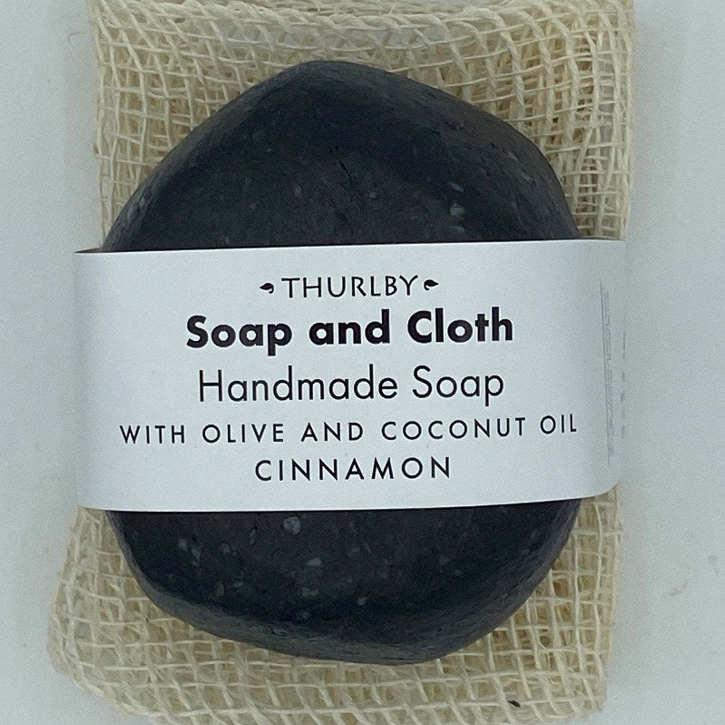 THURLBY Charcoal Stone Soap with Agave Bag Thurlby