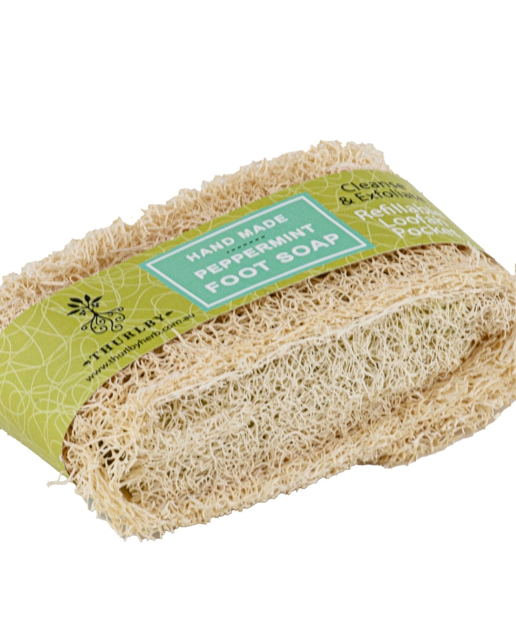 THURLBY Peppermint Foot Soap and Loofah Altasphere