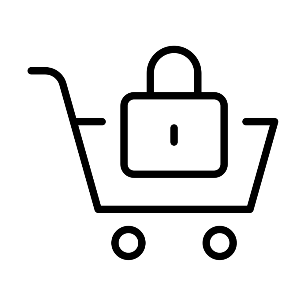 a shopping cart icon