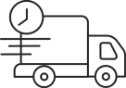 a speedy truck icon