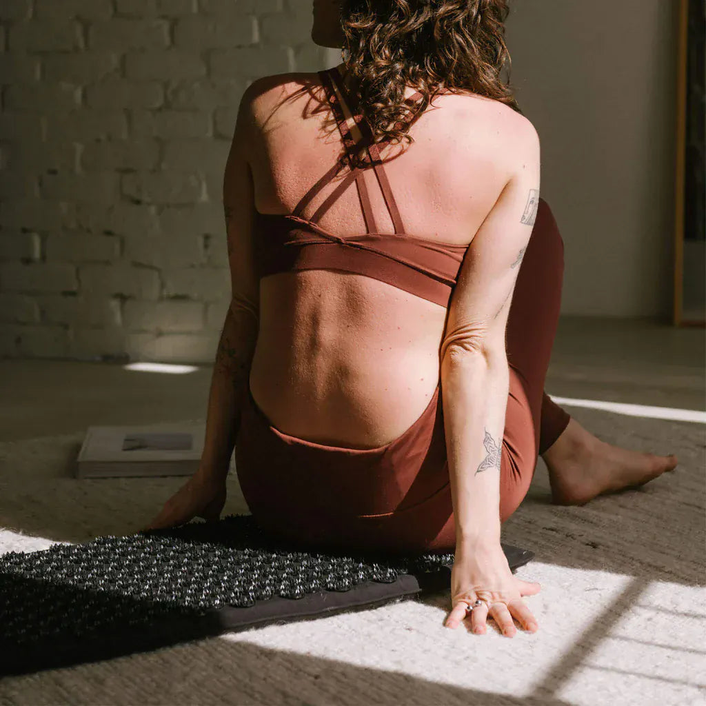 Accupressure Mat Premium Acupressure Mat Level 1 Black Shatki