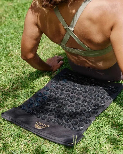 Acupressure To-Go Acupressure Mat Black | Travel Acupressure Mat Shakti