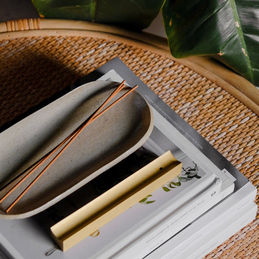 Alta Alta Nyari Brass Incense Holder Altasphere