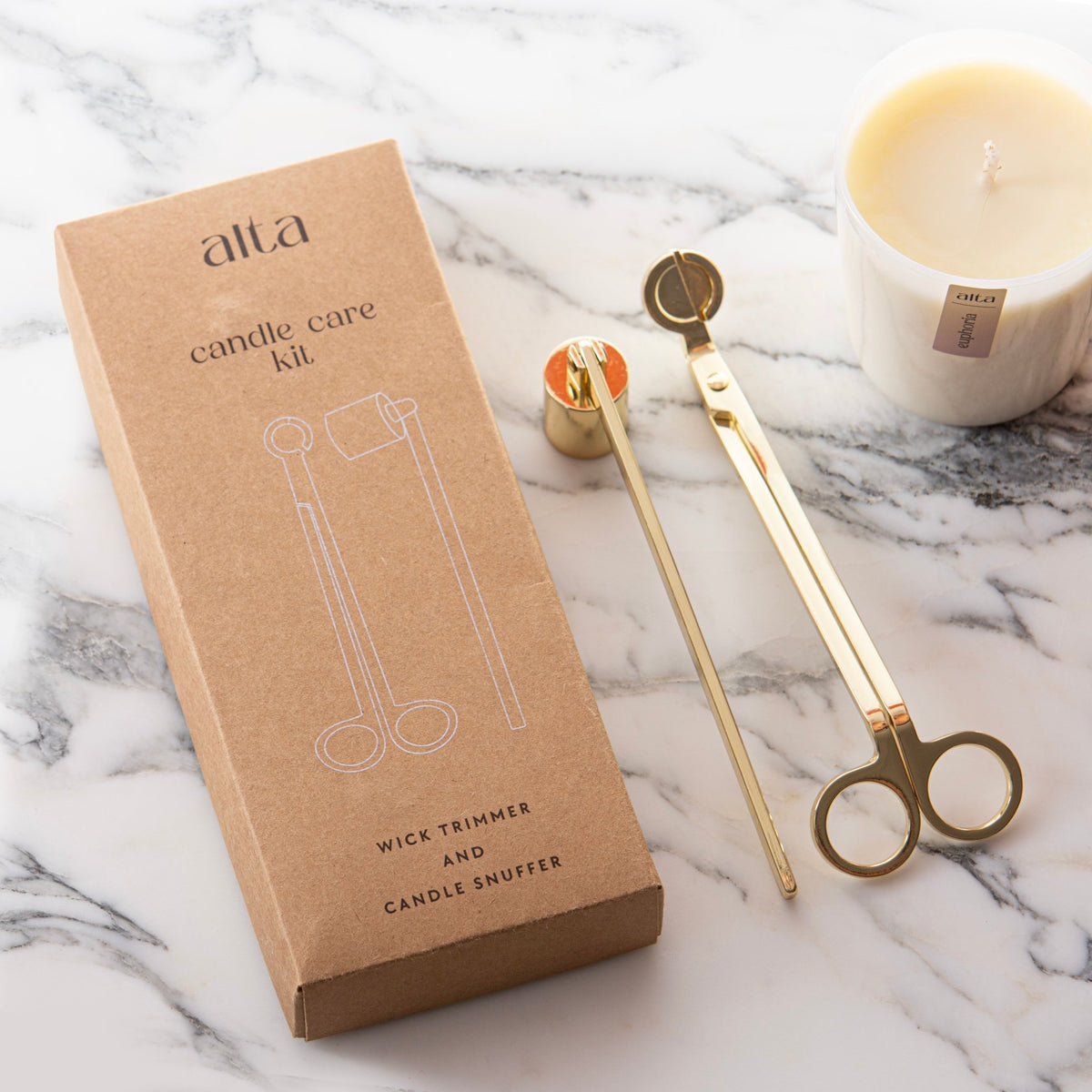 Alta Candle Care Kit Gold - Altasphere