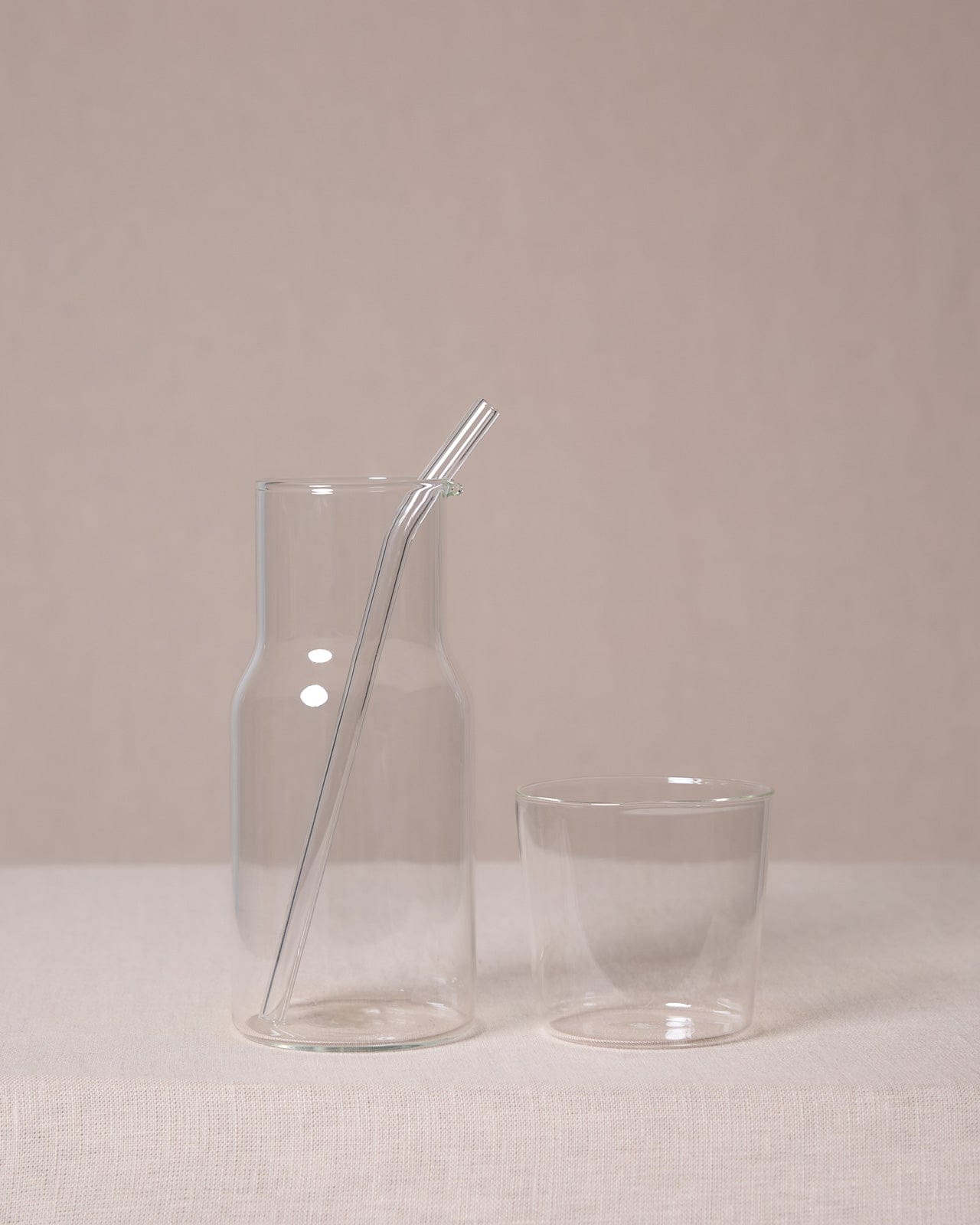Alta Carafe, Cup and Straw Set Clear - Altasphere