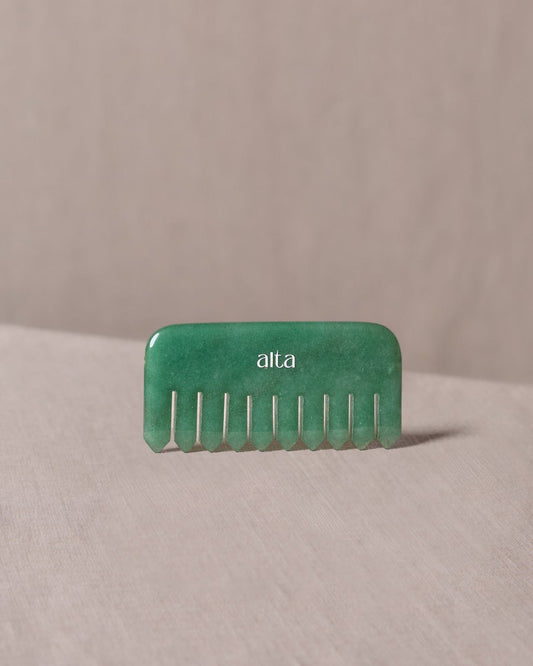 Alta Revive and Renew Jade Gua Sha Comb - Altasphere