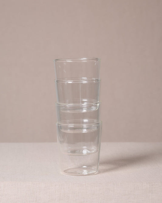 Alta Stackable Glass Set of 4 Clear - Altasphere