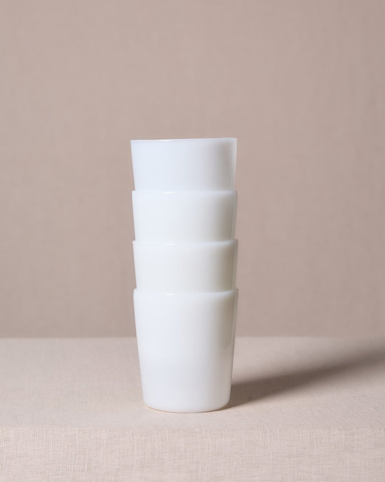 Alta Stackable Glass Set of 4 White - Altasphere