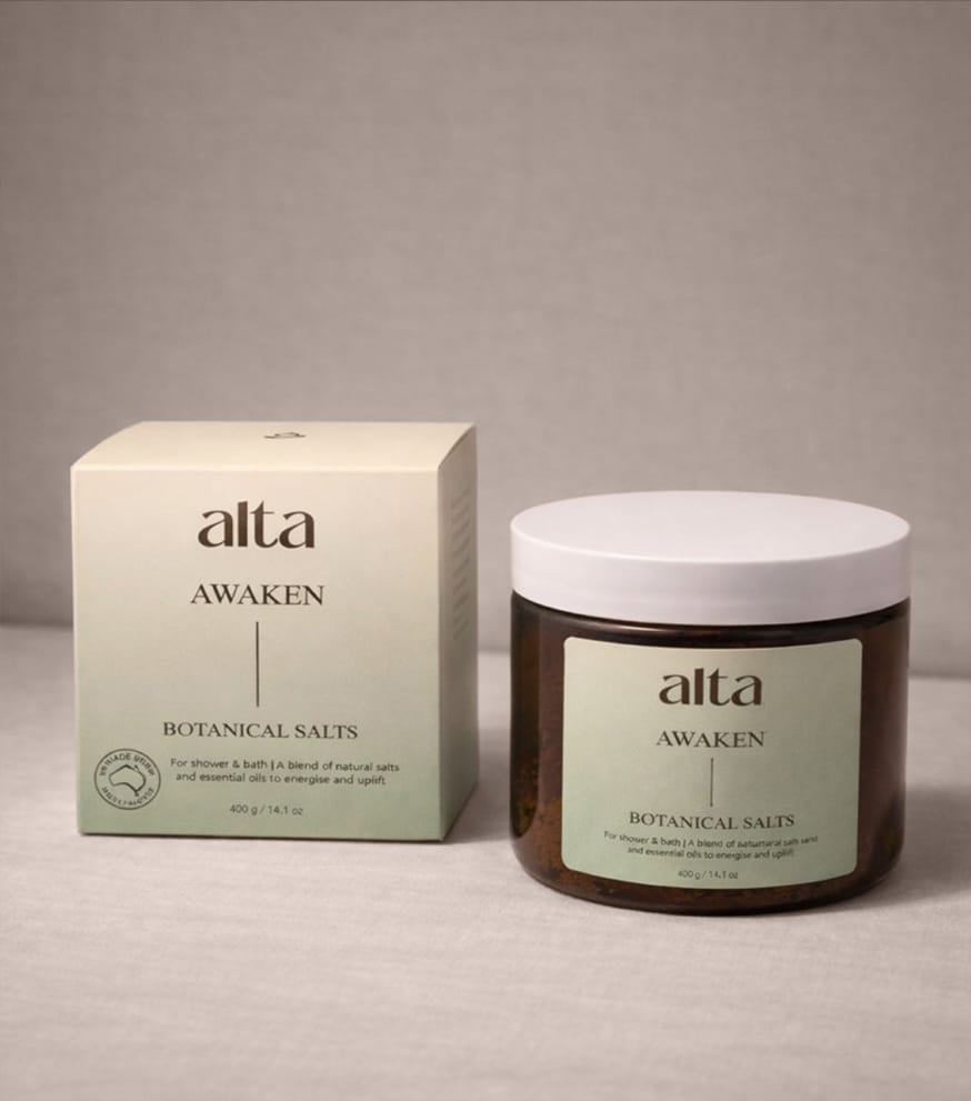 Awaken Botanical Salts | Shower & Bath Soak for Energy & Freshness - Altasphere