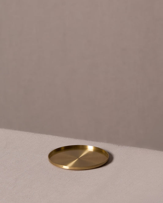 Candle Accessory Alta Spun Brass Plate Altasphere